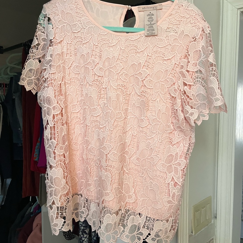Philosophy lace shirt